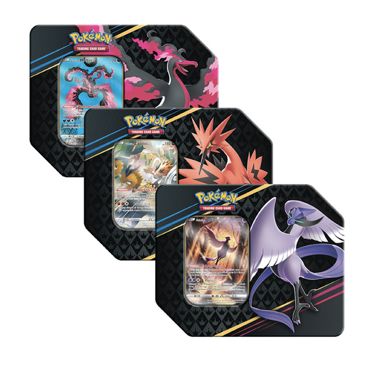 Pokemon SWSH 12.5 - Crown Zenith Galarian Articuno / Moltress / Zapdos 7" Tin Englisch