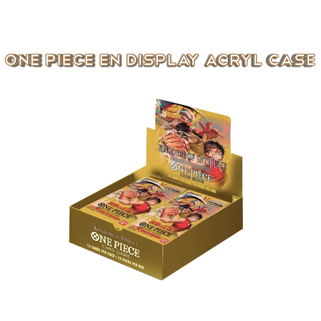Acryl Schutz Case für One Piece (nur OP02 !) Display Englisch (magnetisch)