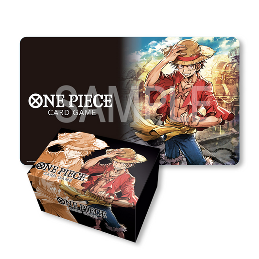One Piece Card Game - Spielmatte und Deck Box Set - MONKEY D. LUFFY / RUFFY