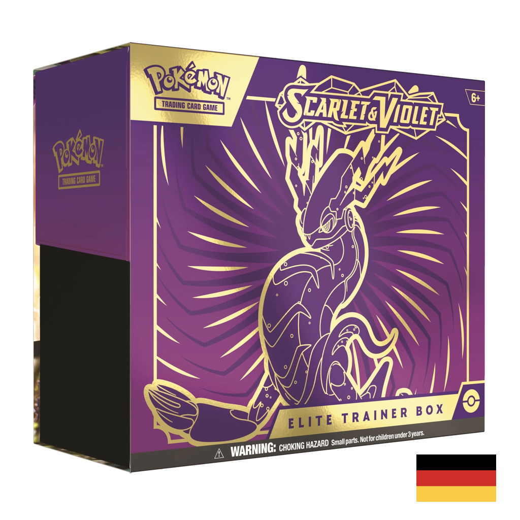 Pokemon Karmesin & Purpur Top Trainer Box / 2 Varianten Deutsch