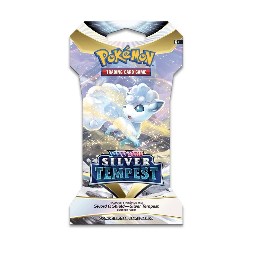 Silver Tempest Sleeved Booster Englisch