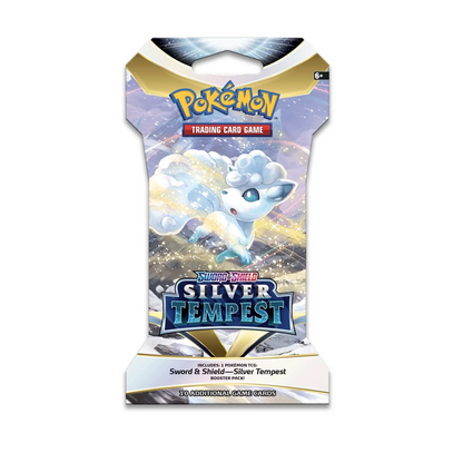 Silver Tempest Sleeved Booster Englisch