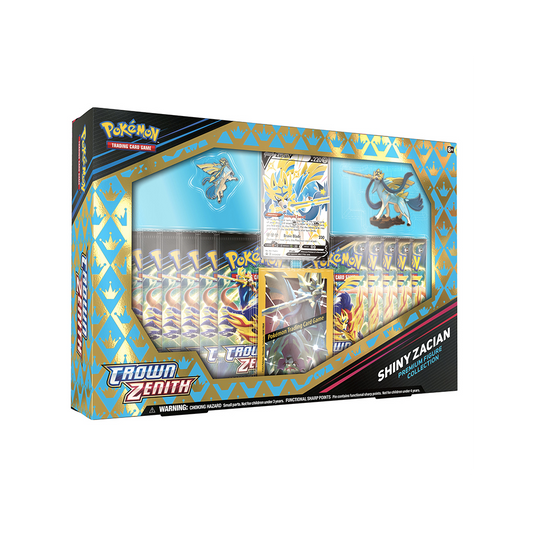 Pokemon SWSH 12.5 Crown Zenith - Shiny Zacian Premium Figur Collection Englisch